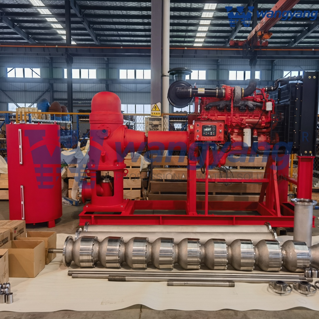 Pompe &agrave; turbine verticale pour moteur diesel 9